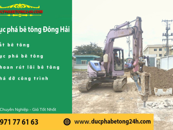 Dịch vụ đục phá bê tông Hóc Môn giá rẻ, thi công nhanh, hỗ trợ 24/7
