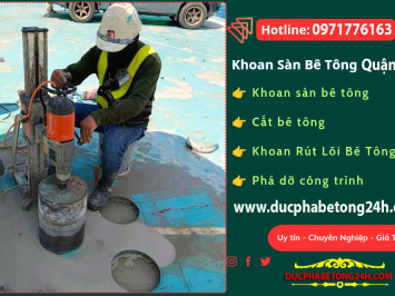 Bảng báo giá khoan sàn bê tông Quận 5