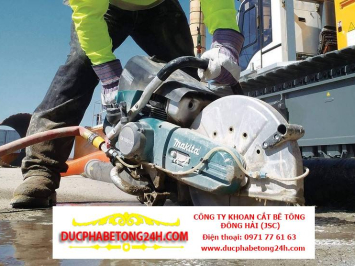 Những điều cần lưu ý khi sử dụng máy cắt bê tông