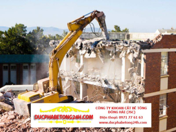 Phá dỡ công trình bê tông cốt thép – Giải pháp toàn diện