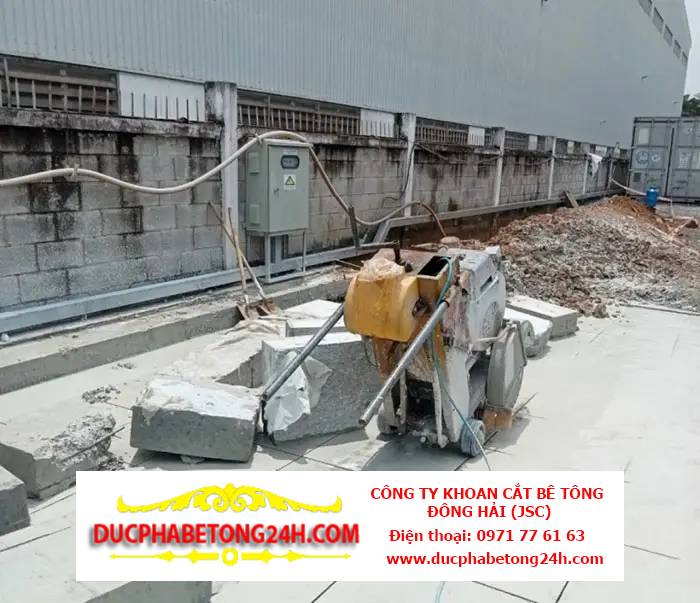 Khoan Cắt Bê Tông Tường Mỏng