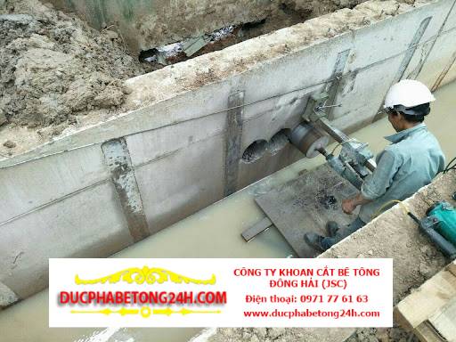Khoan Cắt Bê Tông Tường Mỏng