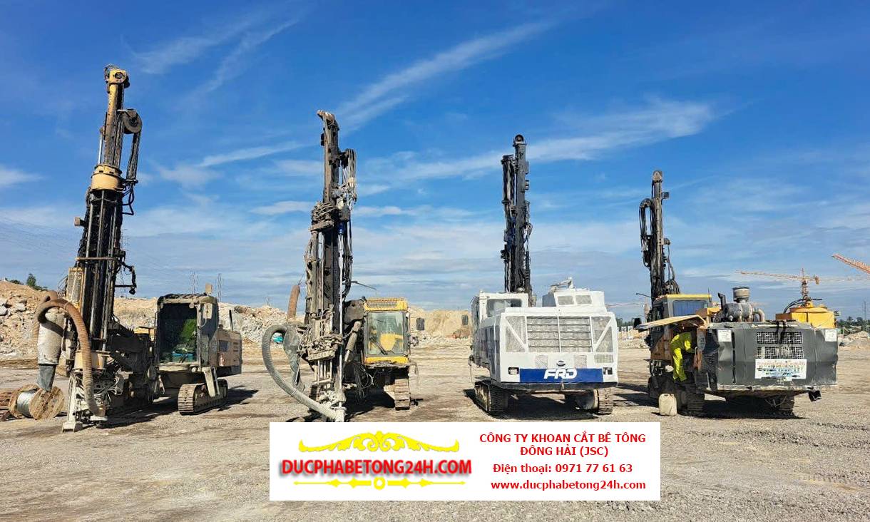 Dịch vụ cho thuê máy xúc, máy đục thủy lực chuyên dụng