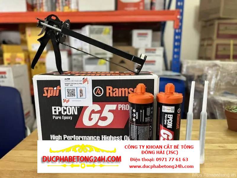 Giá bán keo Ramset Epcon G5 cấy thép chính hãng rẻ nhất