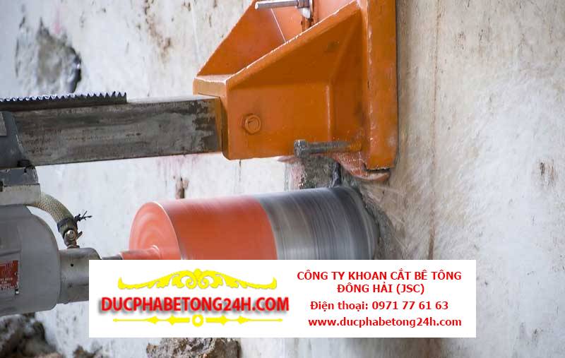 Khoan bê tông lỗ kỹ thuật trong nhà cao tầng