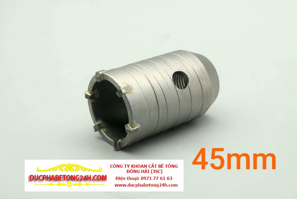 Khoan lõi bê tông đường kính nhỏ 10–50mm có khó không?