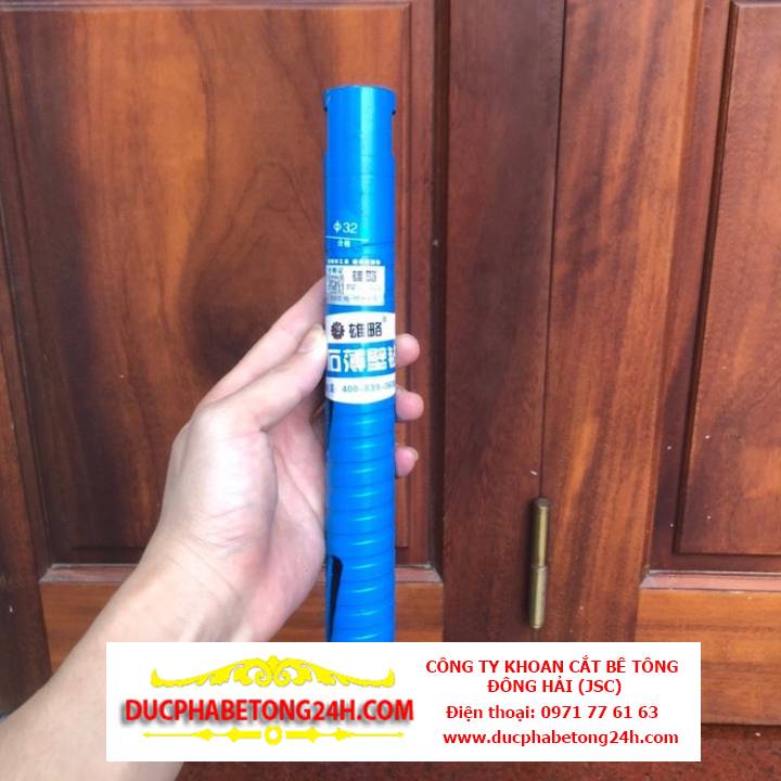 Khoan lõi bê tông đường kính nhỏ 10–50mm có khó không?