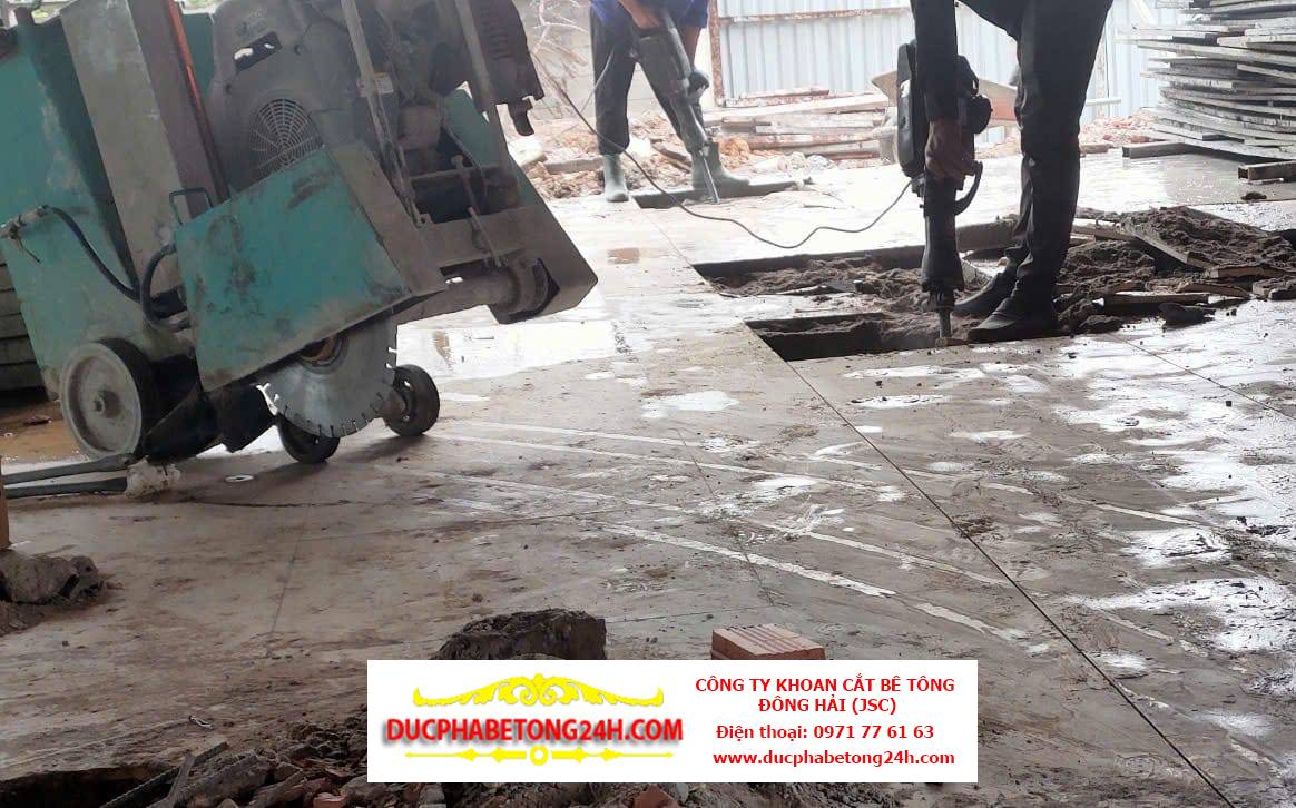 Khoan rút lõi bê tông trong điều kiện chật hẹp