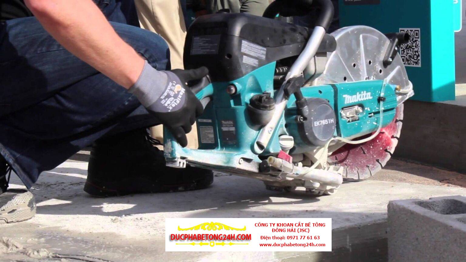 Những điều cần lưu ý khi sử dụng máy cắt bê tông