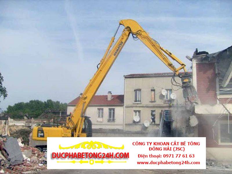 Phá dỡ công trình bê tông cốt thép – Giải pháp toàn diện