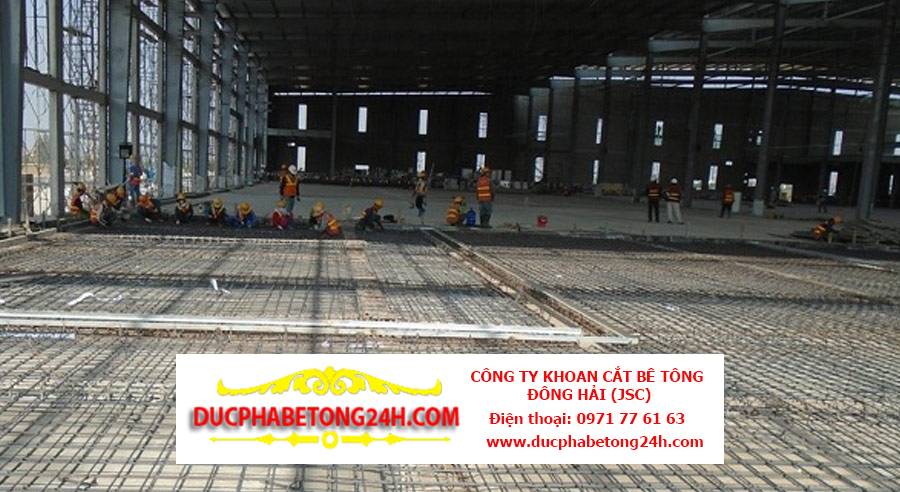 Quy trình đổ bê tông nền nhà xưởng chi tiết từ A-Z