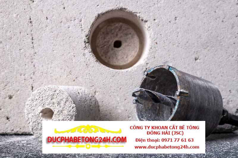 Thi công khoan lõi bê tông độ sâu không giới hạn