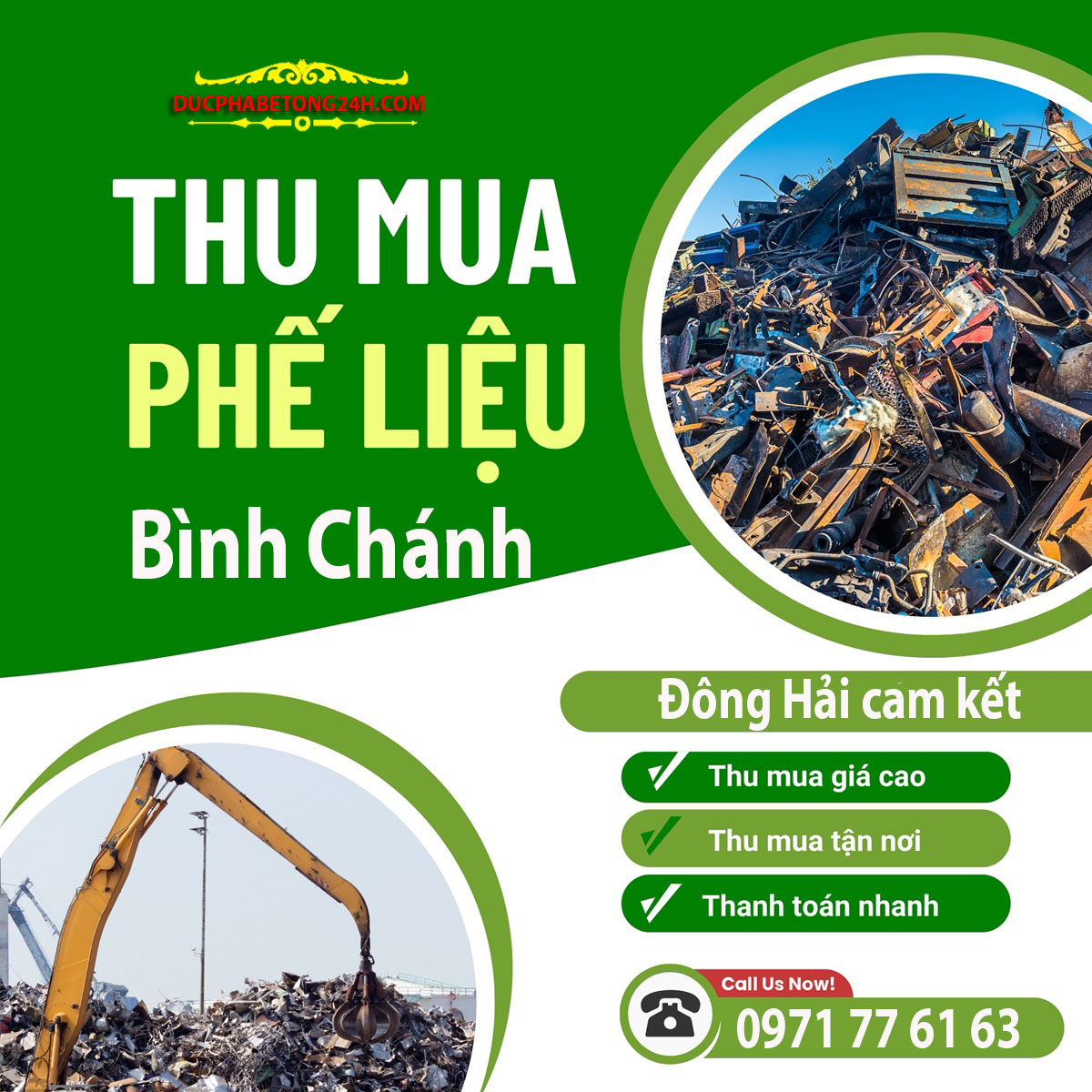 Thu mua phế liệu Huyện Bình Chánh