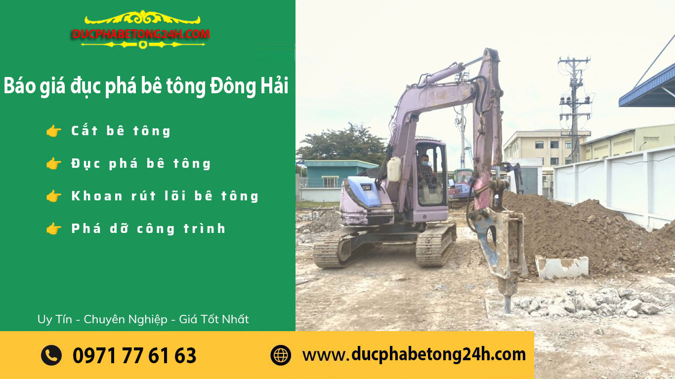Dịch vụ đục phá bê tông Hóc Môn giá rẻ, thi công nhanh, hỗ trợ 24/7